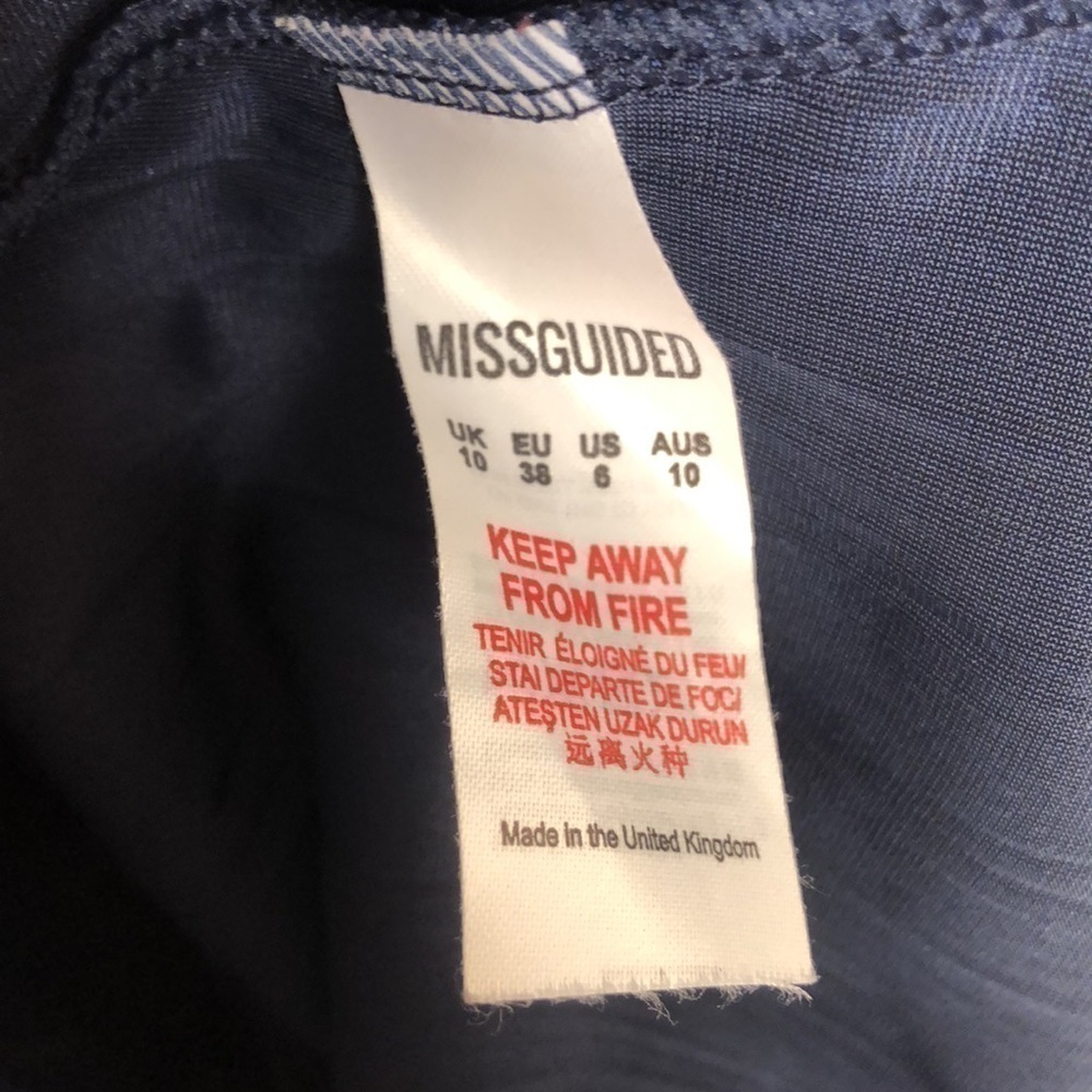 Missguided High Neck Pleated Velvet Swing Dress - Picture 4 of 7